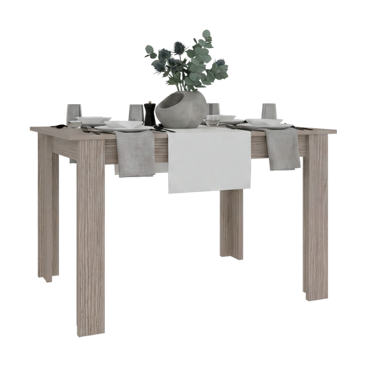 Mesa para Comedor Estrella 120, Positano, con Espacio para Cuatro Personas, No Incluye Sillas