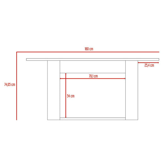 Combo Comedor Satura, Wengue y Café Claro, Incluye Comedor y 6 Sillas - VIRTUAL MUEBLES