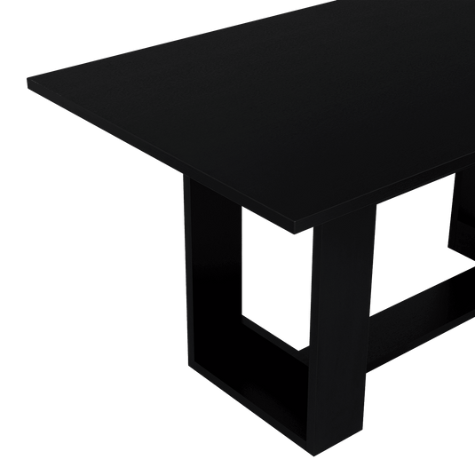 Mesa Para Comedor Volder, Wengue, con Amplia Superficie, No Incluye Sillas