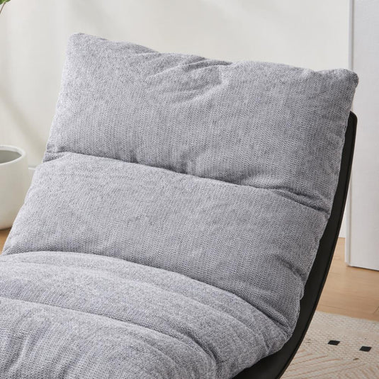 Poltrona Giratoria Marsella, Negro y Gris, Con Diseño Moderno