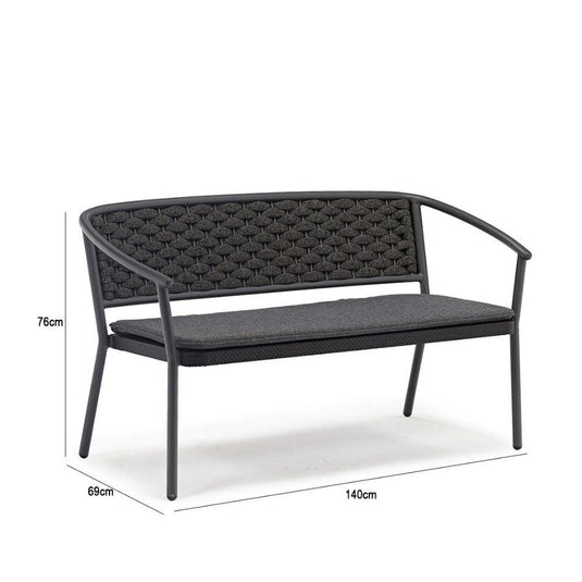 Juego de Sala Exterior Yorbi, Incluye Una Silla de Dos Plazas y Dos Sillas de Una Plaza