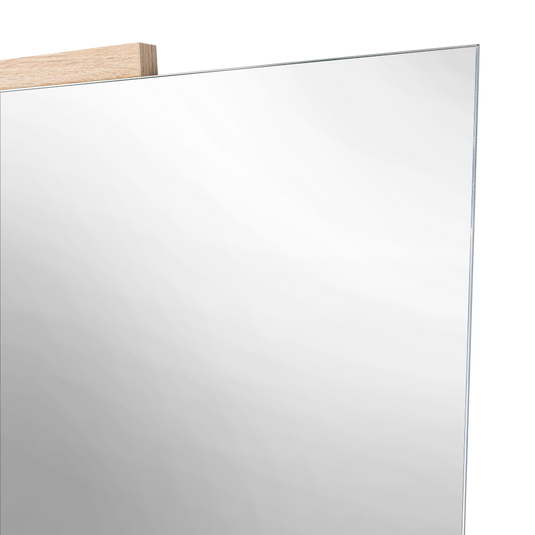 Espejo Rectangular Aleska, Color Madera Clara