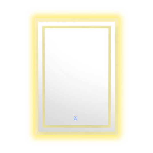 Espejo Rectangular Calatea, con Luz LED Cálida +Touch