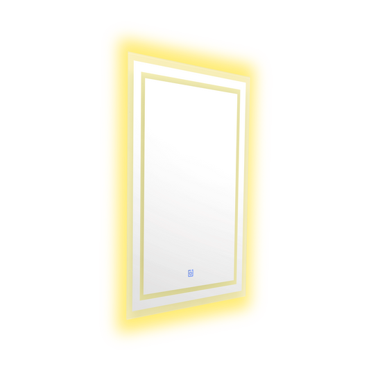 Espejo Rectangular Calatea, con Luz LED Cálida +Touch