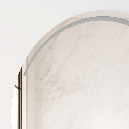 Espejo Circular Dallas, con Diseño en Sandblasting, medidas