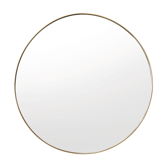 Espejo Circular D58 Dorado