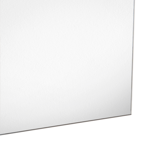 Espejo Rectangular Garda, Gris, con Luz LED