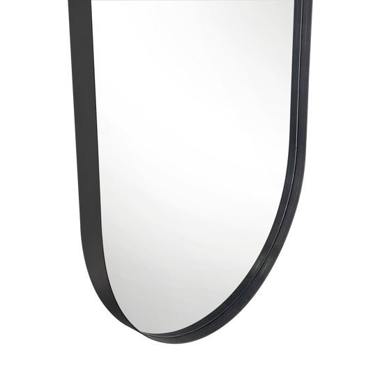 Espejo Grecia, Color Negro, Semicirculo