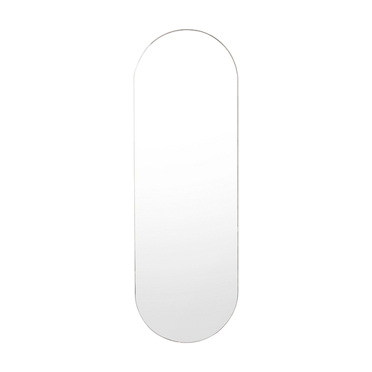 Espejo Curvo Lucera, Gris, Diseño Moderno