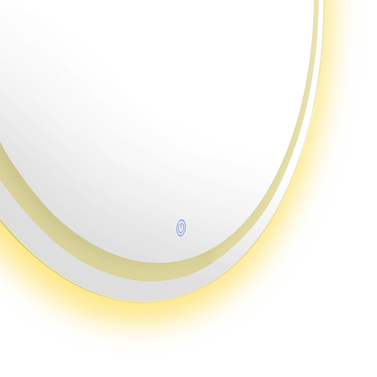 Espejo Circular Lotto, con Luz Led y Botón Touch