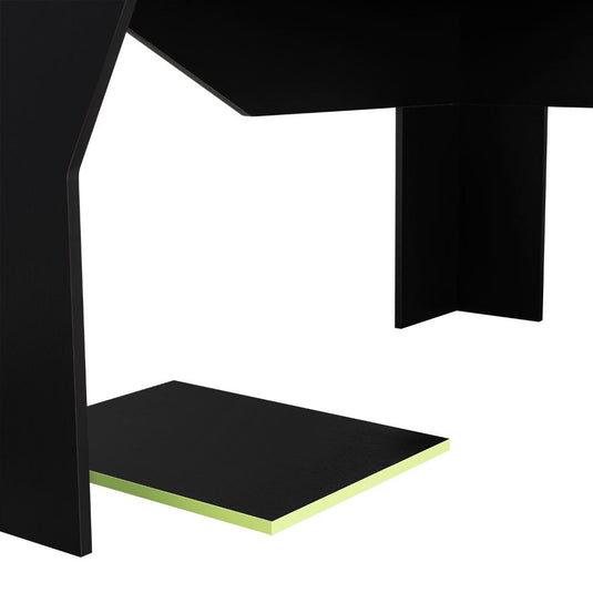 Combo para Oficina Vitorino, Verde y Negro, Incluye Silla y Escritorio Gamer