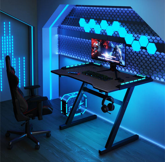 Combo Gamer Flex, Incluye Escritorio y Silla Gamer