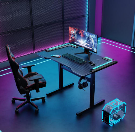 Combo Gamer Fire, Incluye Escritorio y Silla Gamer