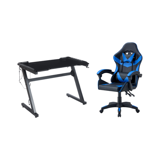 Combo Gamer Stellar, Incluye Escritorio y Silla Gamer