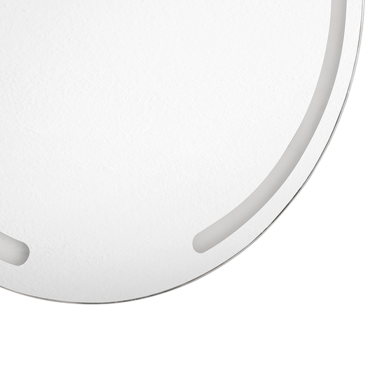 Espejo Ovalle, Circular con Diseño en Sandblasting