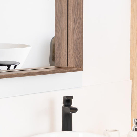 Espejo Rectangular Parma, con Marco en Madera