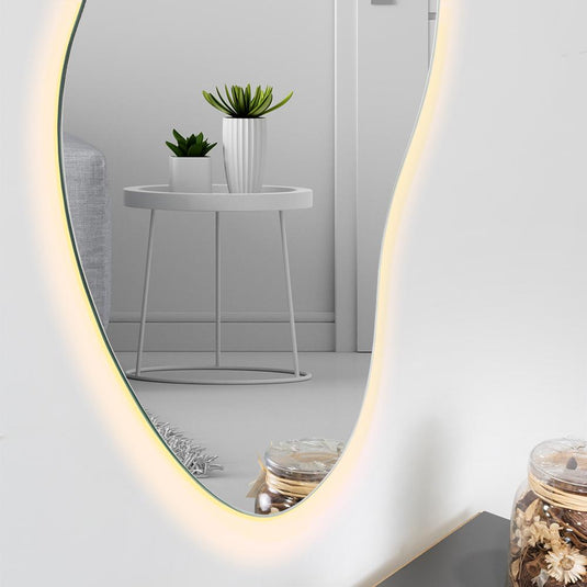 Espejo Irregular Praga, LED y Touch