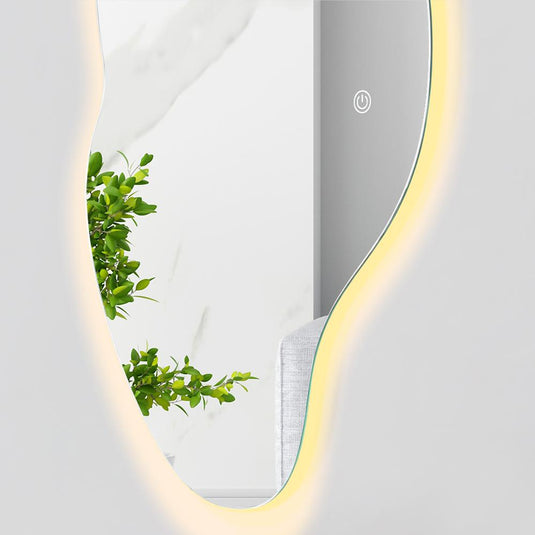 Espejo Irregular Praga, LED y Touch