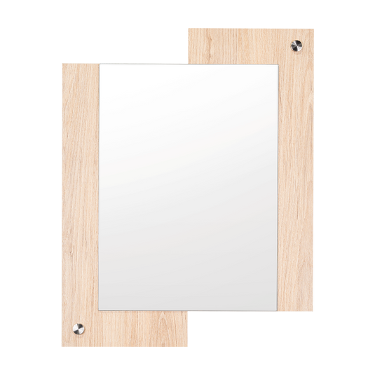 Espejo Rectangular Paduk, Color Madera Clara