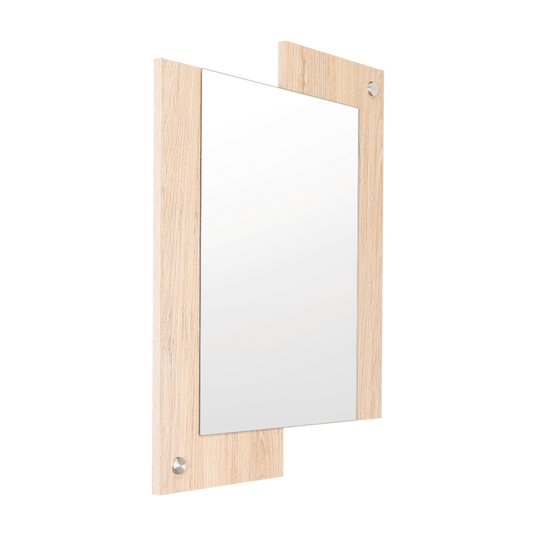 Espejo Rectangular Paduk, Color Madera Clara