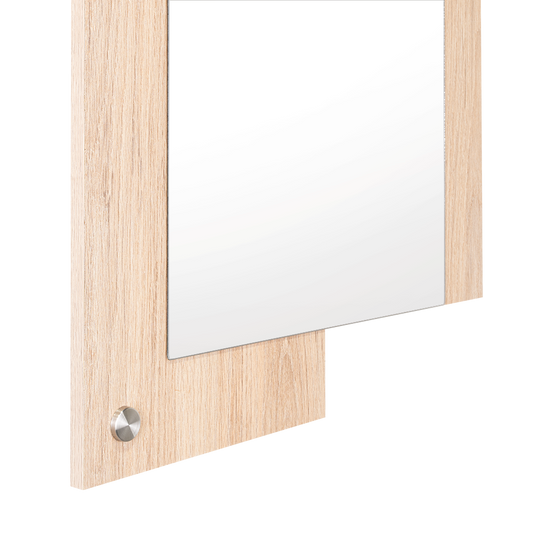 Espejo Rectangular Paduk, Color Madera Clara