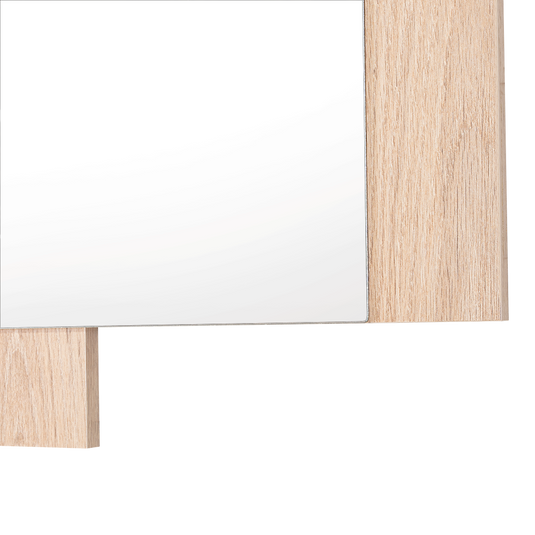 Espejo Rectangular Paduk, Color Madera Clara
