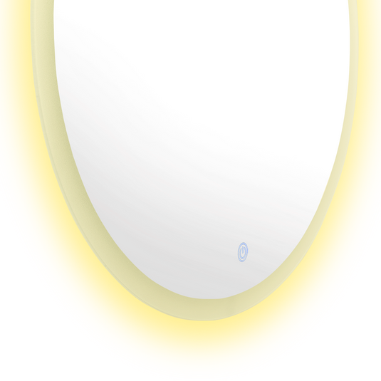 Espejo Circular Samán, con Luz LED y Botón Touch