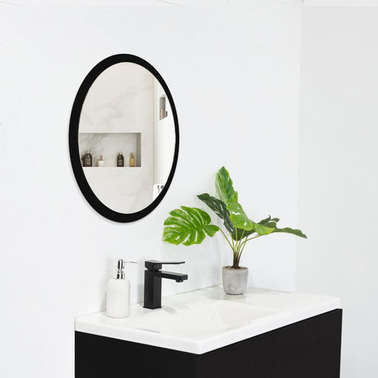 Espejo Circular Eli 60, Negro