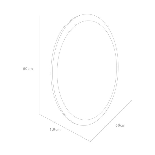 Espejo Circular Tipo Ary 60
