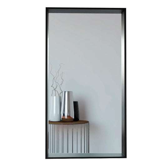 Espejo Rectangular Trento, con Marco en Madera