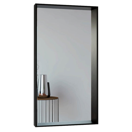 Espejo Rectangular Trento, con Marco en Madera