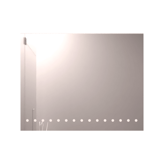 Espejo Rectangular Osiris color Gris para Sala o Baño.