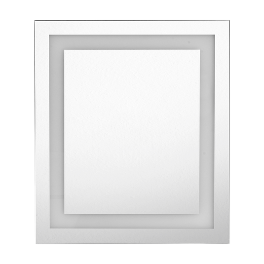 Espejo Rectangular Torino, Girs, con Diseño en Sandblasting