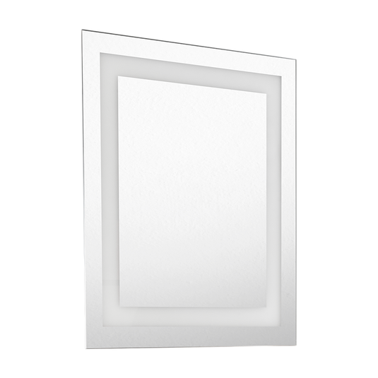 Espejo Rectangular Torino, Girs, con Diseño en Sandblasting