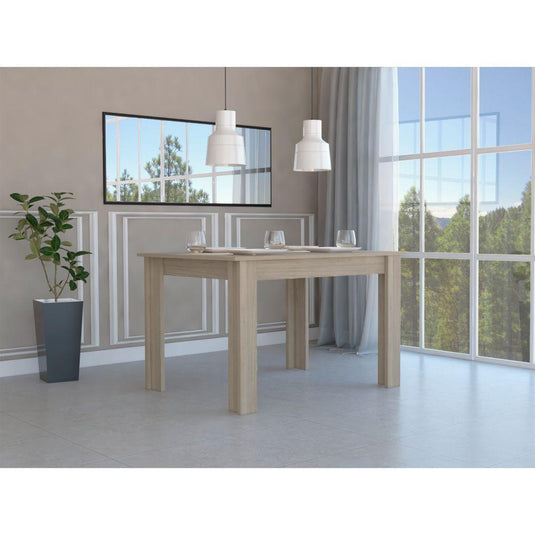 Mesa Para Comedor Estrella, Beige, Para 4 Puestos, No Incluye Sillas