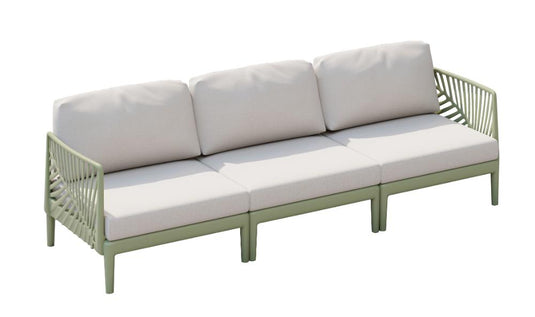 Sala de Exterior Astratto, Verde Olivo