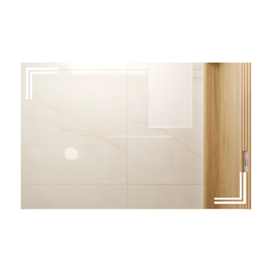 Espejo Rectangular Iberia, con Luz LED