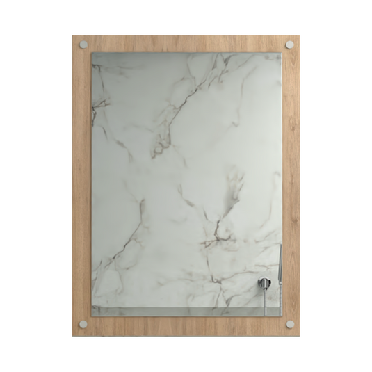 Espejo Rectangular Lille, Madera Clara