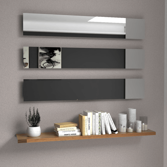 Espejo Rectangular Atenas, Capri 75, ensamble a la pared con cinta doble faz