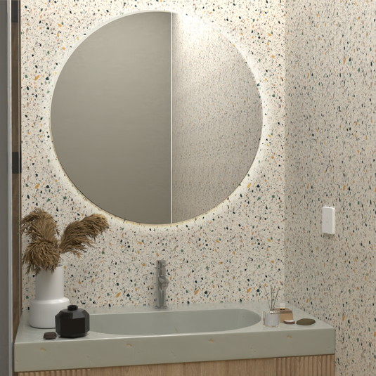 Espejo Redondo Capri 75, Luz LED