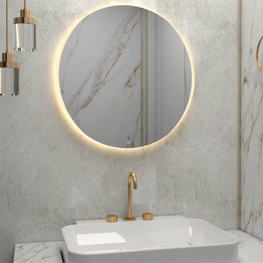 Espejo Dakota led+touch, Redondo sencillo - VIRTUAL MUEBLES