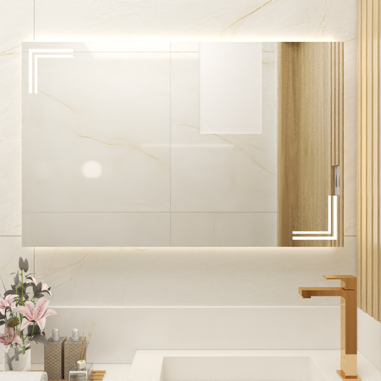 Espejo Rectangular Iberia, con Luz LED