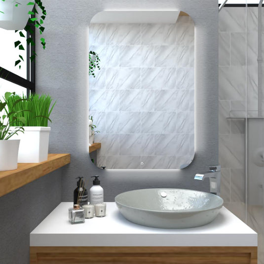 Espejo Rectangular Pompei LED+Touch