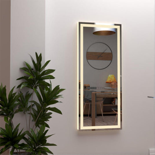 Espejo Tavira led+touch, En forma Rectangular - VIRTUAL MUEBLES
