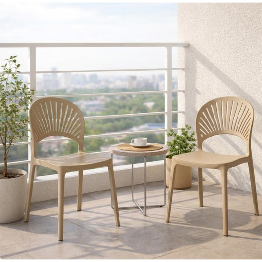 Silla Paraíso, Color Khaki, con Espaldar y Diseño Moderno