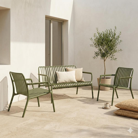 Sala de Exterior Malfa, Verde Olivo