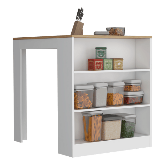 Combo de Cocina Afrodita, Incluye Barra de Cocina y 2 Sillas