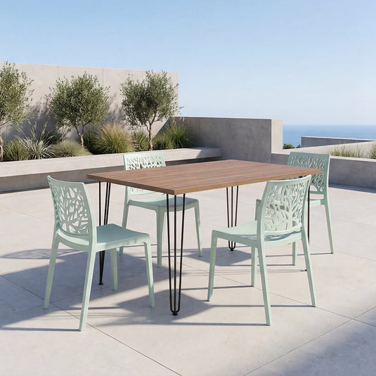 Combo Comedor Emoly, Incluye Comedor y 4 Sillas