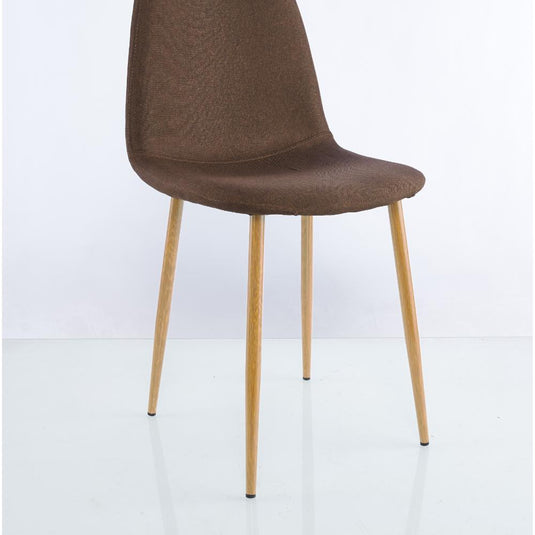 Sillas Clásicas Concept X2 DB, Café Oscuro, con Cómodo Espaldar