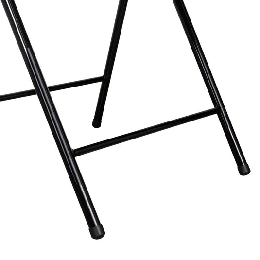 Set de Seis Sillas Plegables Dako, Blanco, espaldar y asiento en material plastico y patas metálicas